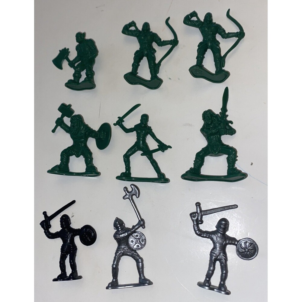 2” Inch Green Lot 9 Builder Toysmith 2162-p1 999 Silver Black RPG Orc D&D